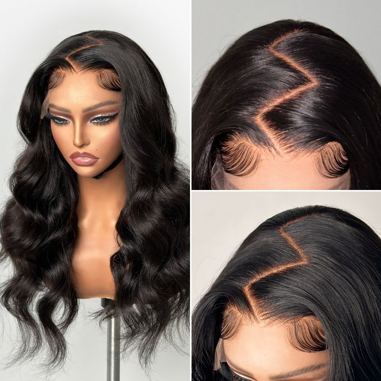 PartingMax Glueless Wig Loose Body Wave 7x6 Closure HD Lace 100% Human Hair Wig Ready To Go