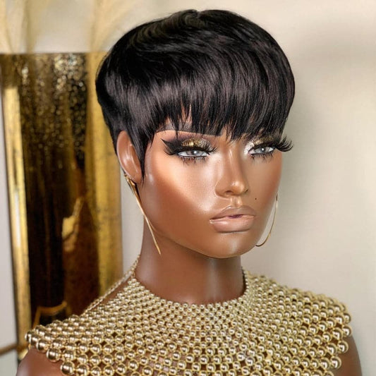 Hot Pixie Human Hair Wig Brazilian Hair