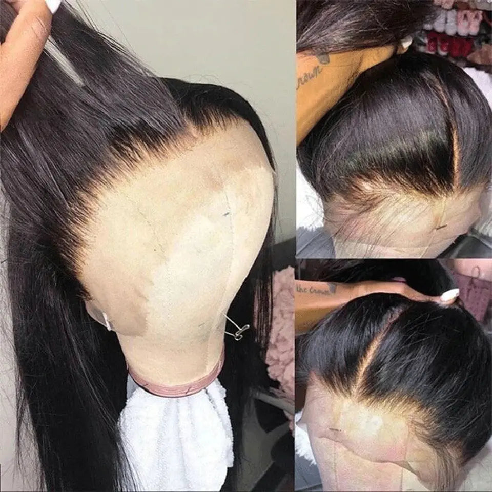 Undetectable Invisible 13*4 Frontal Lace Wig Straight Glueless