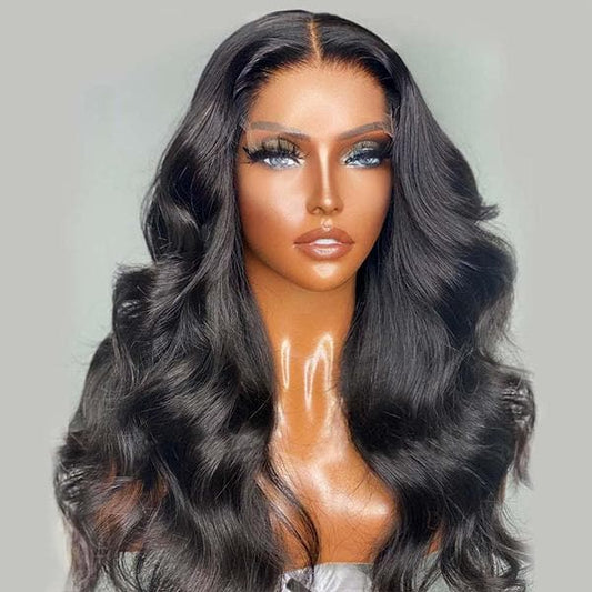 Undetectable Invisible Frontal Lace Wig Natural Wavy